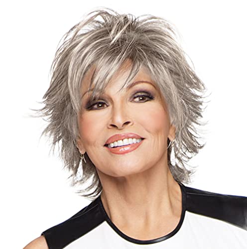 Raquel Welch Trend Setter Mid-Length Shag Wig by Hairuwear, Large Cap Size, RL51/61 Iced Granita