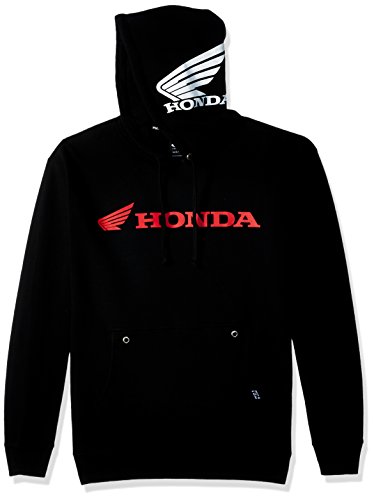 Factory Effex (15-88374) 'Honda' Horizontal Hooded Pull-over Sweatshirt (Black, X-Large)