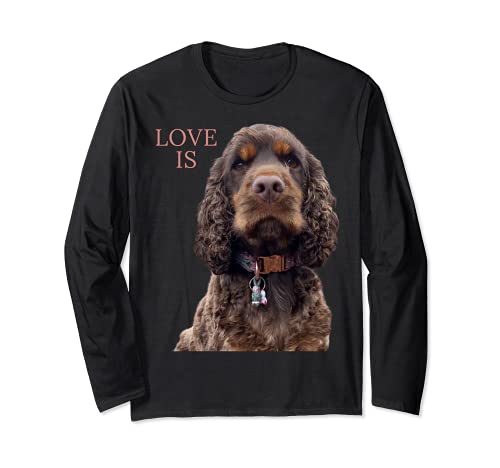 English Cocker Spaniel Shirt Dog Mom Dad Love Pet Puppy Tee Long Sleeve T-Shirt