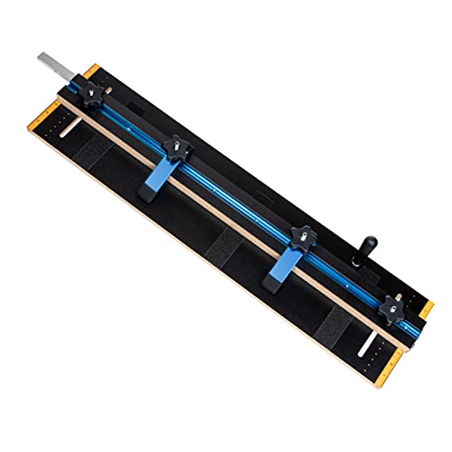 POWERTEC 71395 Taper/Straight Line Jig for Table Saws with 3/4” Wide by 3/8” Deep Miter Slot