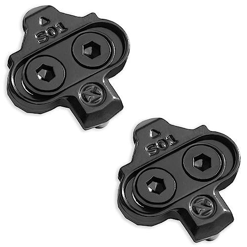 CyclingDeal Bike Cleats Compatible with Shimano SPD SM-SH51 - for Indoor Cycling & MTB Mountain Bike Bicycle - Clips for Indoor Shoes (Single-Release)