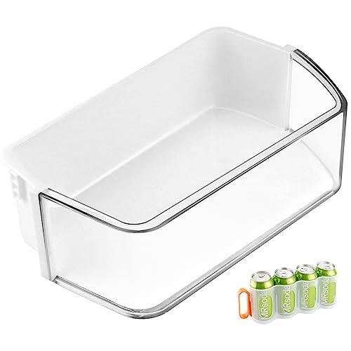 Upgraded DA97-12650A Refrigerator Door Shelf Bin (Right) for Samsung Refrigerator Parts RF260, RF261, RF263 Replaces DA63-06963 With Portable Soda Can Organizer