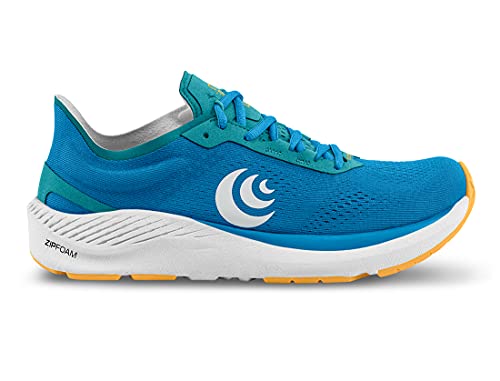 Topo Athletic Women's Cyclone Comfortable Lightweight 5MM Drop Road Running Shoes, Athletic Shoes for Road Running, Sky/Gold, Size 8
