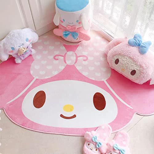 Kawaii Melody Rug for Girls Bedroom Carpet for Living Room Plush Soft Cute Rugs Home Decoration (15.7'x 23.7')