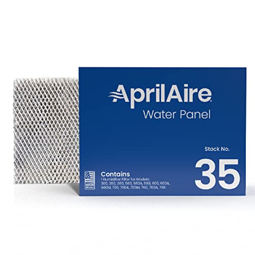AprilAire 35 Water Panel Humidifier Filter Replacement for AprilAire Whole-House Humidifier Models 350, 360, 560, 560A, 568, 600, 600A, 600M, 700, 700A, 700M, 760, 760A, 768 (Pack of 2)