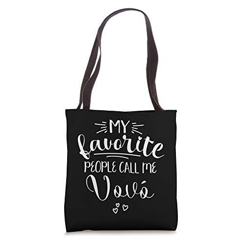 Vovo Grandma My Favorite People Call Me Vovó Tote Bag