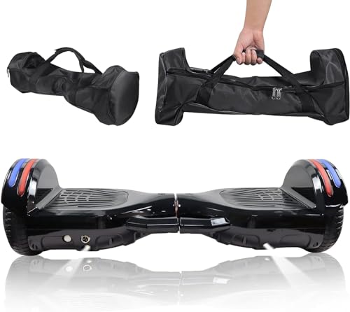 Hover-1 Axle Electric Hoverboard, 7MPH Top Speed, 3 Mile Range, Long Lasting Lithium-Ion Battery, 6HR Full Charge, Certified & Tested, Black