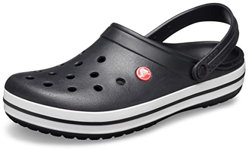 Crocs Crocband Clog Sandals, Black, Men's 11/Women's 13