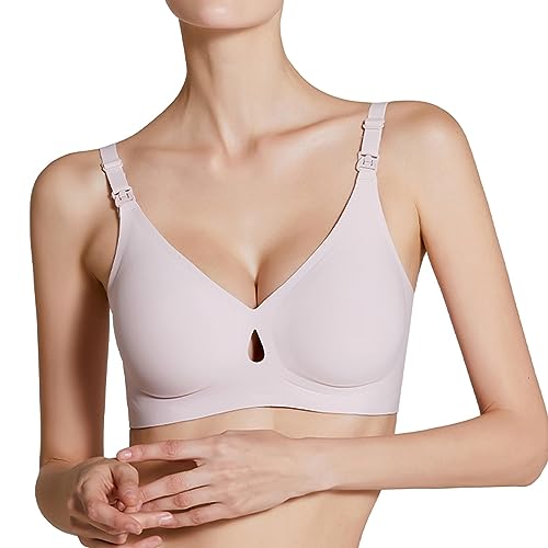 Bra 38H Crisscross Bra Stretch Bands for Women Sticky Bra Pasty Braless Bra Sticky Push Up Silicone Travel Bra and Und Pink