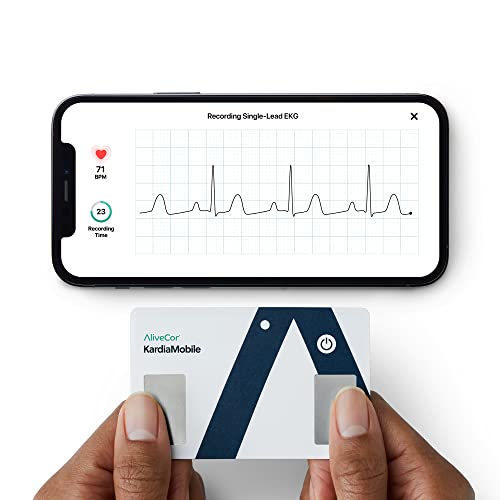 KardiaMobile Card Personal EKG Monitor – Fits in Your Wallet – Detects AFib and Irregular Arrhythmias – Instant Results in 30 Seconds – Easy to Use – Works with Most Smartphones - FSA/HSA Eligible