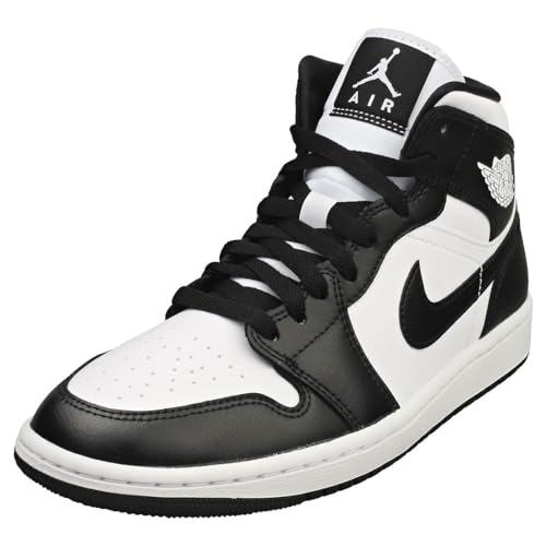 NIKE Jordan 1 Mid Women White/Black-Panda Mid DV0991-101 - Size 7