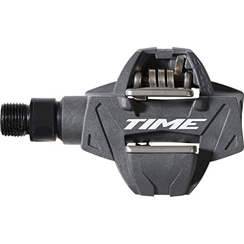 TIME ATAC XC 2 Bike Pedals | Dual Sided Clipless | Composite | MTB Gravel XC | Grey | Pair