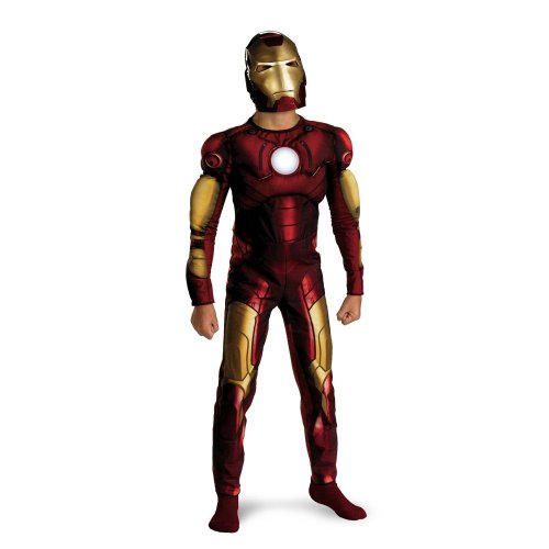 Marvel's Iron Man Movie Classic Muscle - Size: Child L(10 - 12)