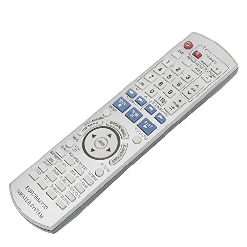 New Theater Remote Control EUR7662Y30 Replace Compatible with Panasonic SA-HT740P SA-HT740PC SA-HT740PX SA-HT743P SA-HT743PC SA-HT940P SA-HT740 SA-HT743 SA-HT740P