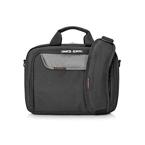 EVERKI Advance Laptop Briefcase Bag 11.6 Inch - Business Briefcase for Men & Women,Computer Bag for Laptops, Laptop Travel Bag, Heavy Duty Laptop Bag, Laptop Carrying Bag- (EKB407NCH11) Black