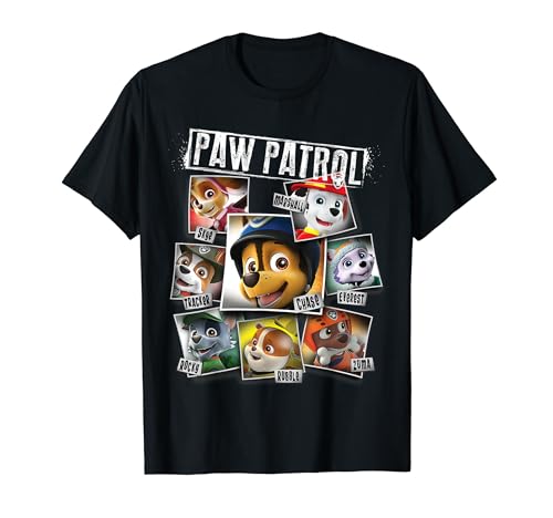 Paw Patrol Polaroid Photo Collage T-Shirt T-Shirt