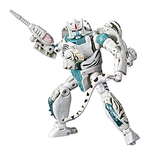 Transformers Toys Generations War for Cybertron: Kingdom Voyager WFC-K35 Tigatron Action Figure - Kids Ages 8 and Up, 7-inch