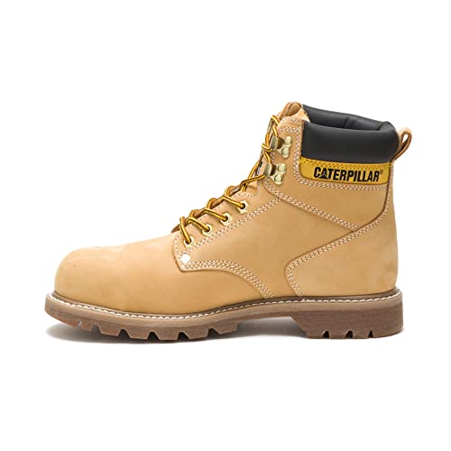 Cat Footwear Men's Second Shift Steel Toe Work Boot, Honey, 10.5