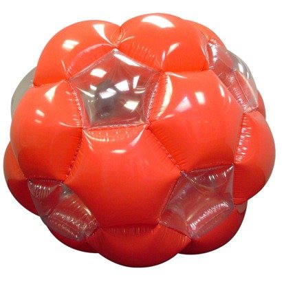 Kenscott Orange/white Inflatable Jumbo 51' Giga Ball Playground Ball