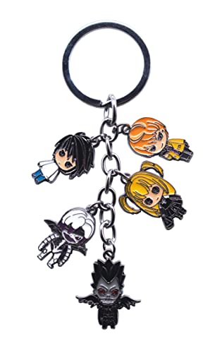 Amasukami Anime characters Yagami Light keyring MisaMisa keyring L·Lawliet keyring A