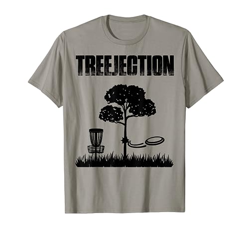 Treejection Funny Disc Golf Player Frisbee Golfer Gift T-Shirt