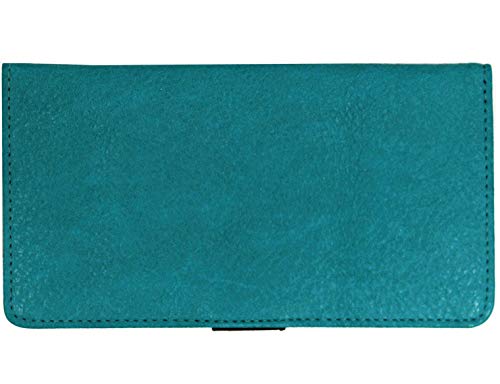 Snaptotes Leatherlike Checkbook Cover for Duplicate Checks with Pen Loop for Men and Women