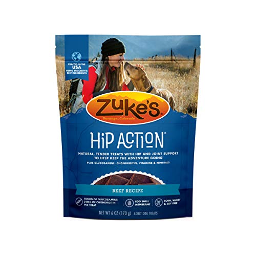 Zuke's Hip Action Hip & Joint Natural Dog Treats Crafted in the USA 6 Ounce (Pack of 1)