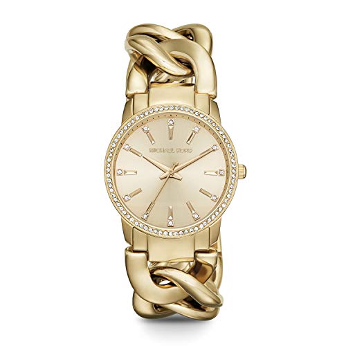 Michael Kors Lady Nini Three-Hand Gold-Tone Stainless Steel Women's Watch (Model: MK3235)