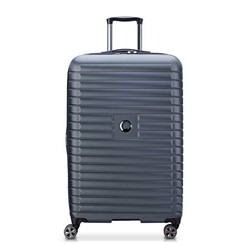 DELSEY Paris Cruise 3.0 Hardside Expandable Luggage with Spinner Wheels, Graphite, Checked-Large 28 Inch