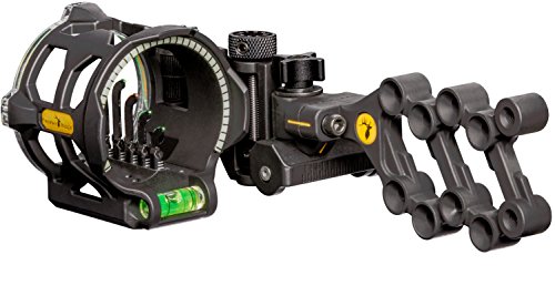 Trophy Ridge Peak 5 Pin Archery Bow Sight, Right Hand, 0.019 Pin
