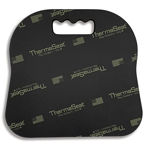 Northeast Products Therm-A-SEAT Sport Cushion Stadium Seat Pad, Black 13'x14'x.75'