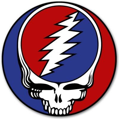 Grateful Dead rock band Vynil Car Sticker Decal - 4'