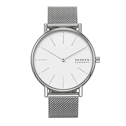 Skagen Women's Signatur Two-Hand Silver Stainless Steel Mesh Band Watch (Model: SKW2785)