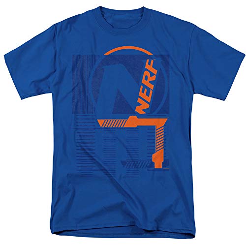 Nerf Grid T Shirt & Stickers (Medium) Royal