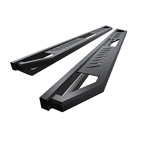 HD Ridez Side Steps Aluminum Armor Compatible with Honda Pilot 2009-2015 & Acura MDX 2009-2013 (Nerf Bar Side Steps Side Bars)