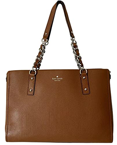 Kate Spade Cobble Hill Andee Leather Satchel Women's Handbag (Warm Gingerbread)