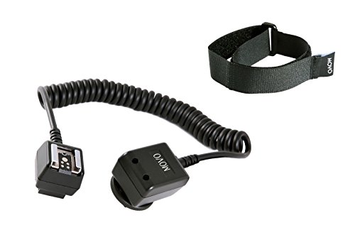 Movo Photo FC20N Heavy-Duty TTL Off-Camera Flash Shoe Cord for Nikon SB-300, SB-400, SB-600, SB-700, SB-800, SB-900, SB-910, etc (SC-28 Replacement) + Bonus Neat Strap