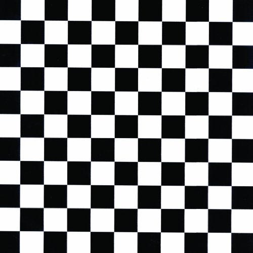 Magic Cover Premium Adhesive Vinyl Contact Shelf Liner and Drawer Liner, 18'x6', Tile Black