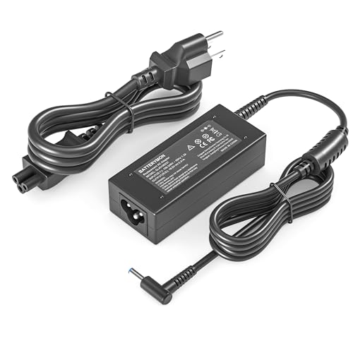 45W Laptop Charger for HP 15 Notebook Charger 15-ay011nr 15-ay041wm15-ay191ms 15-ay195nr 15-ay196nr 15-ac121dx 15-af131dx 15-af113cl 15-af123cl 15-bs015dx 15-bs113dx 15-ba009dx 15-ba079dx 15-ba113cl