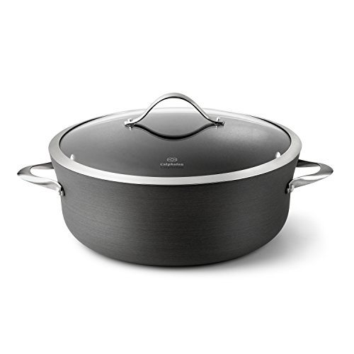 Calphalon Contemporary Hard-Anodized Aluminum Nonstick Cookware, Dutch Oven, 8 1/2-quart, Black