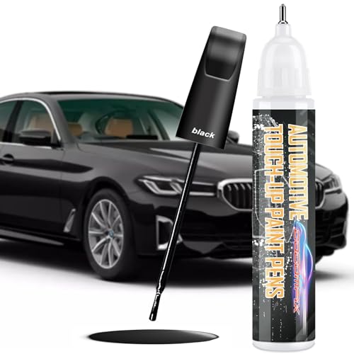 Touch Up Paint for Cars(Black), Automotive Black Touch Up Paint Pen, Two-In-One Car Paint Scratch Repair, Car Scratch Remover for Deep Scratches, Special-Purpose Black Car Paint Universal Color.
