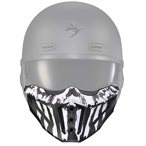 ScorpionEXO Covert X Optional Replacement DOT Approved Chin Cover for Covert X Helmets Marauder (Matte Black)