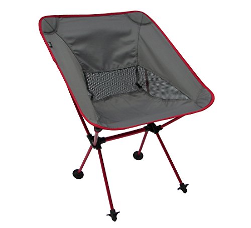 Travel Chair Joey Chair, Portable Chair for Outdoor Adventures, Compact, Foldable Chair with Quick Set-Up, Red