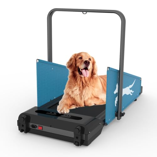 Dog Treadmill for Small Dogs,Dog Treadmill with Pre-Set Exercise Programs,Easy to Follow Interface,1.5HP Folding Dog Treadmill for Medium Dogs Pets,220lbs Weight Capacity