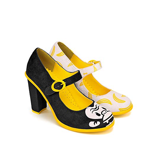 Hot Chocolate Design Chocolaticas High Heels Monkey Business Women's Mary Jane Pump Multicoloured HCD 37