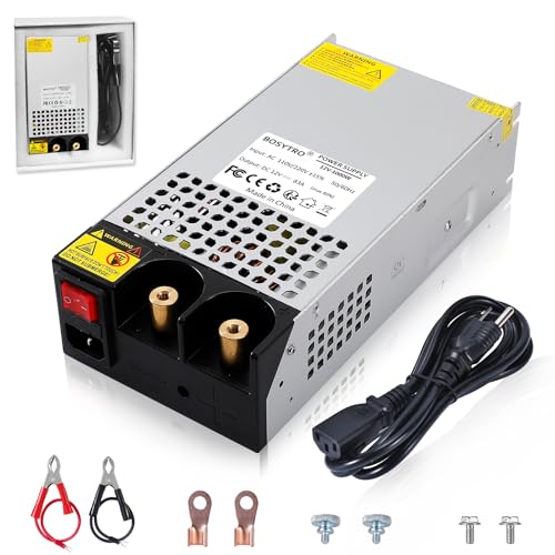 BOSYTRO 12V/24V DC Power Supply 1000W AC to DC Converter Switching Power Supply for Led Strip, Motor Pump, CCTV, 3D Printer, Electronic Instruments, Lab Computer (24, Volts)