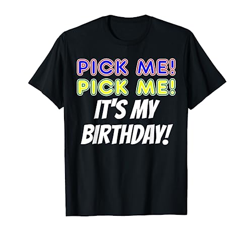 Pick Me Halloween Fun Birthday Game Show Contestant T-Shirt