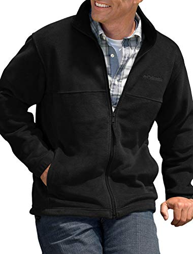Columbia Men's Steens Mountain 2.0 Full Zip Fleece Jacket, Black, Small
