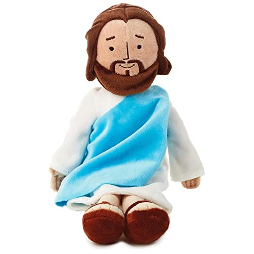 Natseekgo 13 Inch My Friend Jesus Plush，Classic Christ Religious Savior Jesus Stuffed Plush Doll Toys with Smile Religious Party Favors Gift for Boys and Grils (Jesus), Medium