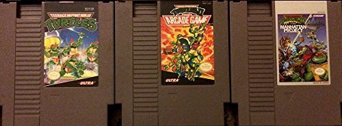 Teenage Mutant Ninja Turtles (TMNT) NES Trilogy Collection: Teenage Mutant Ninja Turtles, TMNT II (2): The Arcade Game, TMNT III (3): The Manhattan Project